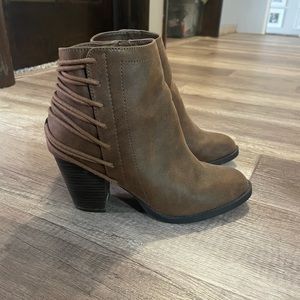 Brown booties